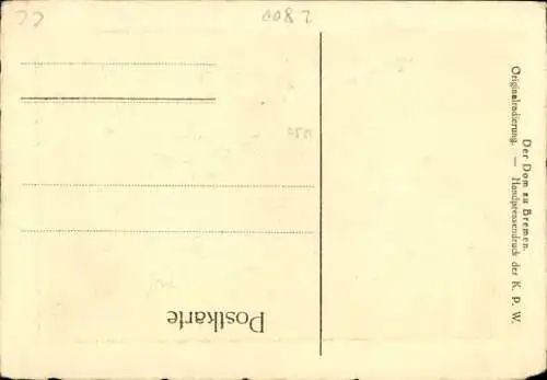Ak Hansestadt Bremen, Dom