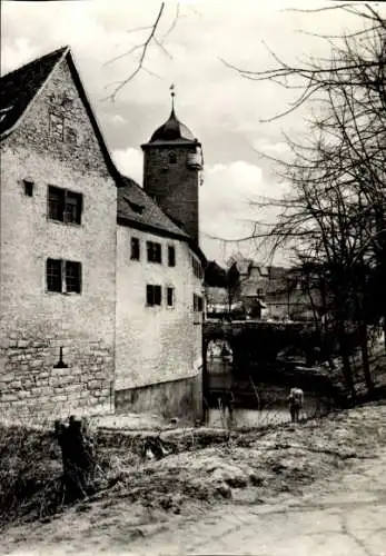 Ak Kapellendorf Weimarer Land, Heimatmuseum, Kirche, Brücke