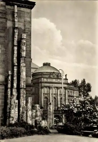 Ak Karl Marx Stadt Chemnitz in Sachsen, Museum, versteinerter Wald, Oper