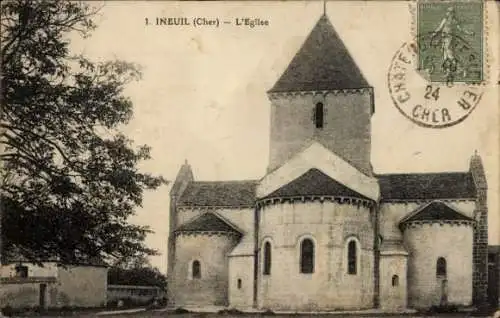 Ak Ineuil Cher, Kirche