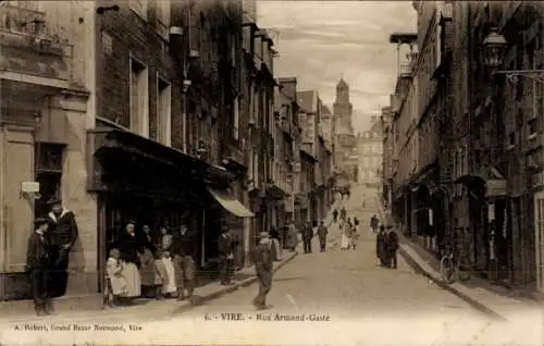 Ak Vire-Calvados, Rue Armand Gasté