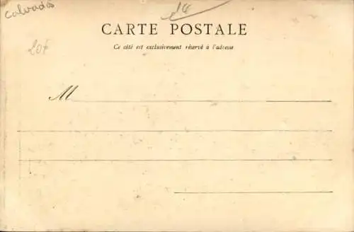 Ak Villers sur Mer Calvados, Place du Bourg