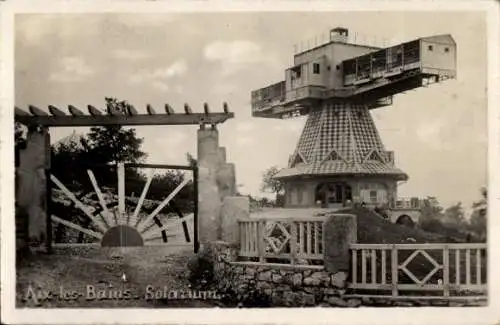 Ak Aix les Bains Savoie, Solarium, andere Gebäude