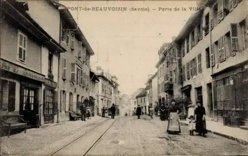 Ak Le Pont-de-Beauvoisin Savoie, Porte de la Ville