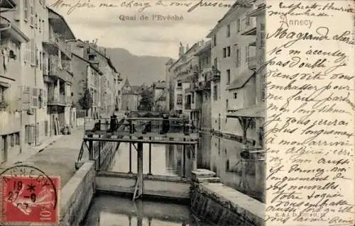 Ak Annecy Haute Savoie, Quai de l’Eveché