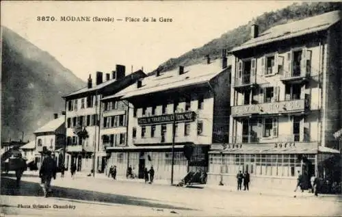 Ak Modane Savoie, Place de la Gare