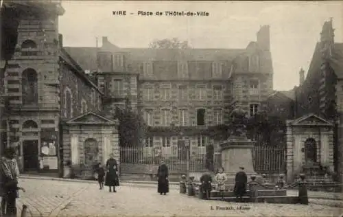 Ak Vire Calvados, Place de l'Hotel de Ville