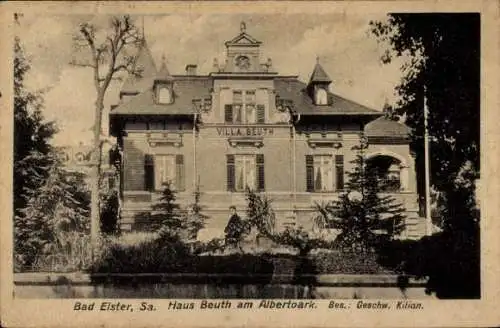 Ak Bad Elster im Vogtland, Haus Beuth am Albertpark