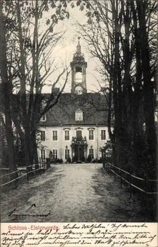 Ak Elsterwerda in Brandenburg, Schloss