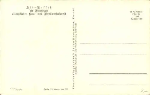 Ak Kassel in Hessen, Pferdemarkt