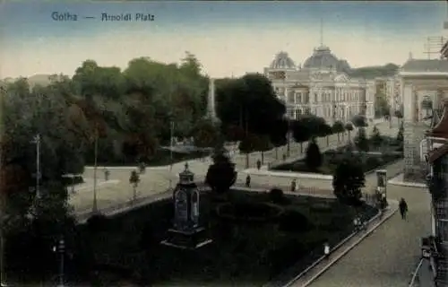 Ak Gotha in Thüringen, Arnoldi Platz