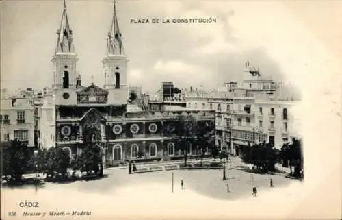 Ak Cádiz Andalucía, Plaza de la Constitucion