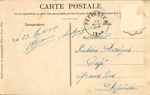 Ak Monte-Carlo Monaco, Gärten, Montée de la Gare