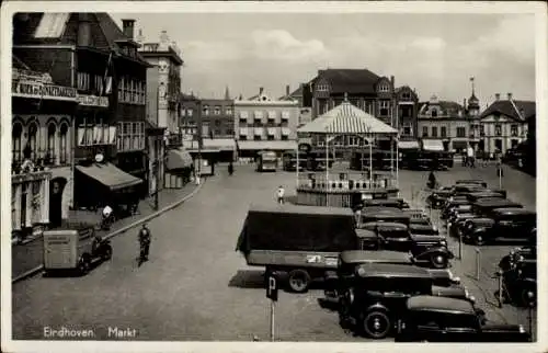 Ak Eindhoven Nordbrabant Niederlande, Markt