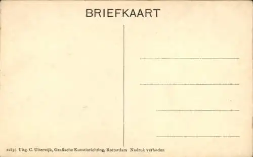 Ak Uden Nordbrabant, Lager für belgische Kriegsflüchtlinge