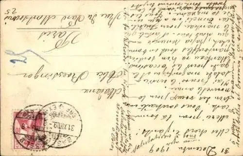 Ak Bâle Basel Stadt Schweiz, Blick auf das St. Johanntor