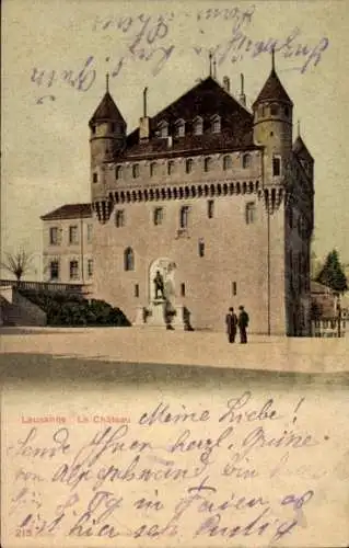 Ak Lausanne Kanton Waadt, Schloss