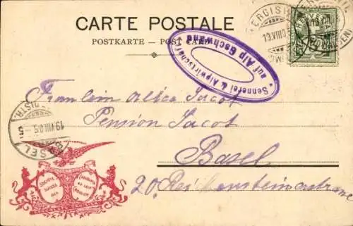 Ak Lausanne Kanton Waadt, Schloss