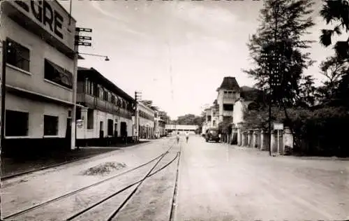 Ak Lome Togo, Geschäftsstraße