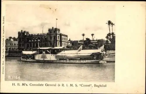 Ak Bagdad Irak, HBM Generalkonsulat, RIMS Comet