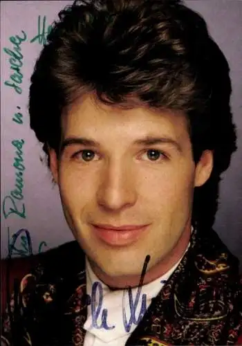 Ak Schauspieler und Sänger Patrick Lindner, Portrait, Autogramm