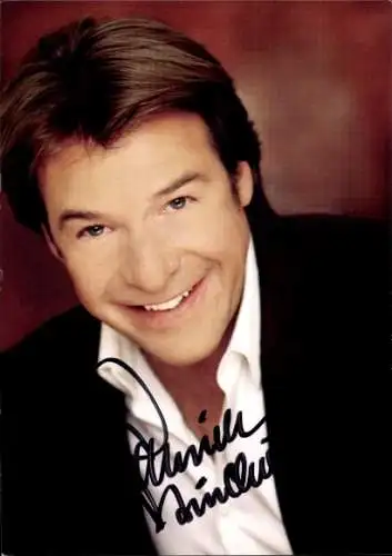 Ak Schauspieler und Sänger Patrick Lindner, Portrait, Autogramm