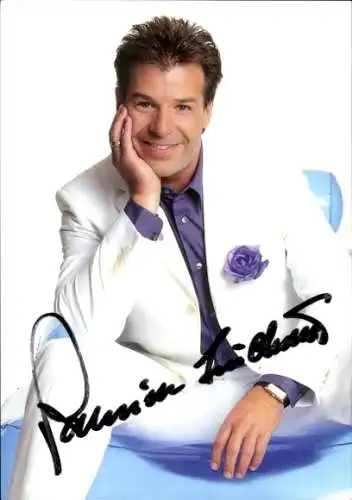 Ak Schauspieler und Sänger Patrick Lindner, Portrait, Autogramm