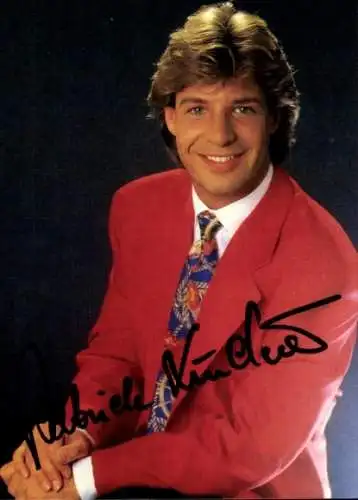 Ak Schauspieler und Sänger Patrick Lindner, Portrait, Autogramm