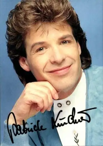 Ak Schauspieler und Sänger Patrick Lindner, Portrait, Autogramm