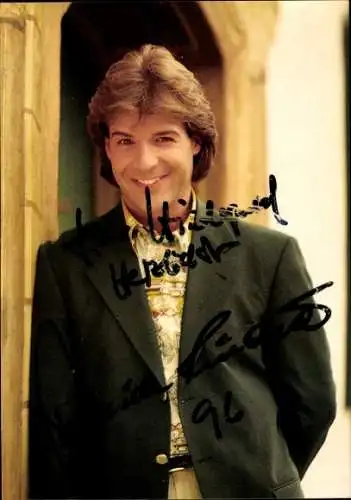 Ak Schauspieler und Sänger Patrick Lindner, Portrait, Autogramm