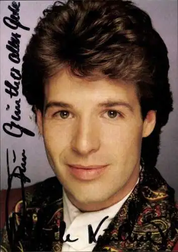 Ak Schauspieler Patrick Lindner, Portrait, Autogramm, Sänger