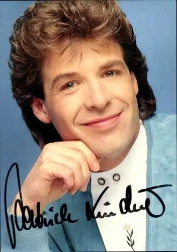 Ak Schauspieler und Sänger Patrick Lindner, Portrait, Autogramm