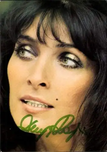 Ak Schauspielerin und Sängerin Dunja Rajter, Portrait, Autogramm