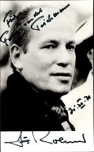 Ak Schauspieler Jürgen Roland, Portrait, Autogramm