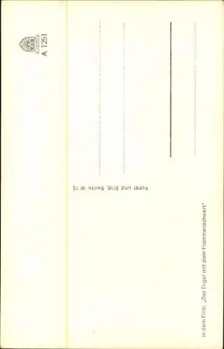Ak Schauspielerin Maria Wimmer, Portrait, Der Engel mit dem Flammenschwert, Autogramm