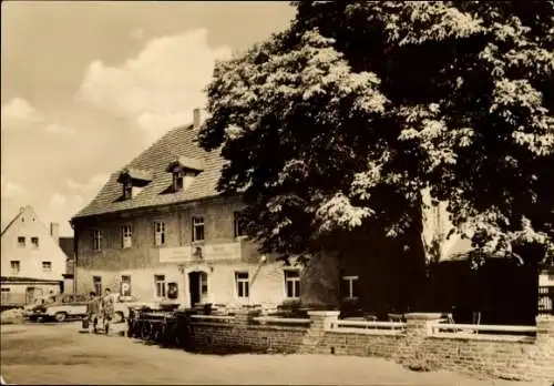 Ak Wermsdorf Sachsen, Gasthof Goldener Hirsch