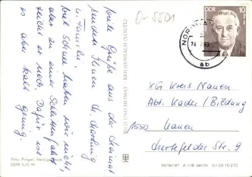 Ak Limlingerode Hohenstein in Thüringen, Straßenpartie, Fachwerkhäuser