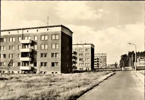 Ak Seelingstädt in Thüringen, Braunichswalder Straße, Wohnblöcke