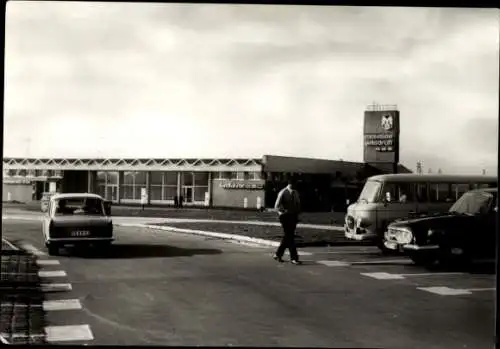 Ak Wilsdruff in Sachsen, Autobahnraststätte Wilsdruff, Autos