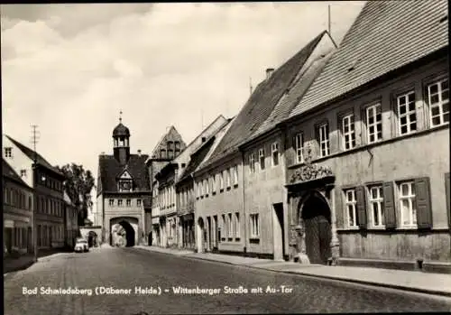 Ak Bad Schmiedeberg in der Dübener Heide, Wittenberger Straße mit Au-Tor