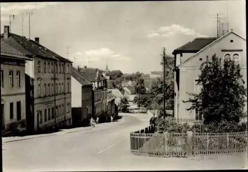 Ak Ostrau in Sachsen, Bahnhofstraße