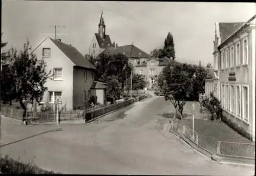 Ak Mochau Döbeln in Sachsen, Straßenpartie