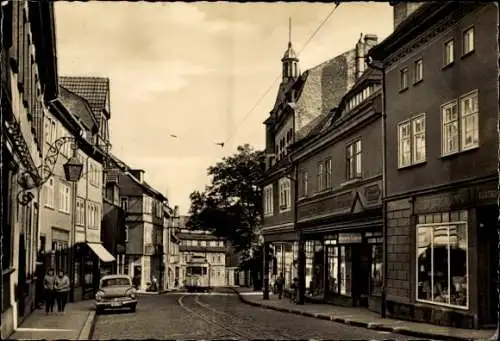 Ak Mühlhausen in Thüringen, Unterer Steinweg, Geschäfte