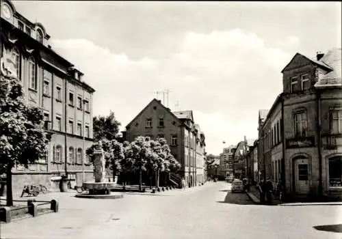 Ak Hartha in Sachsen, Karl Marx Straße