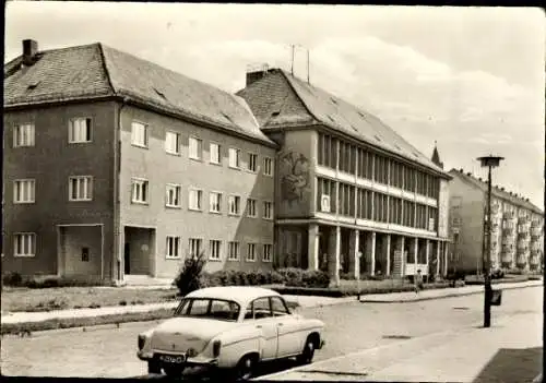 Ak Pasewalk in Mecklenburg Vorpommern, HO-Kaufhaus Magnet, Auto