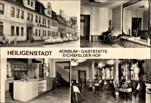 Ak Heilbad Heiligenstadt Eichsfeld Thüringen, Konsum-Gaststätte Eichsfelder Hof