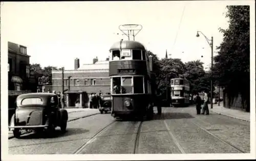 Foto Leeds Yorkshire England, Straßenbahn 290, Meanwood