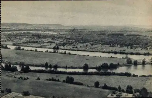 Ak Moisson sur Seine Yvelines, Jamboree 1947, Pfadfindercamp