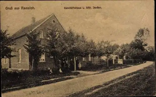 Ak Ramsloh in Oldenburg Saterland, Geschäftshaus