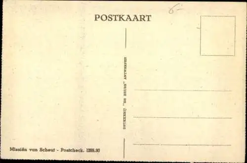 Ak China, Missien van Scheut, Junge auf dem Feld